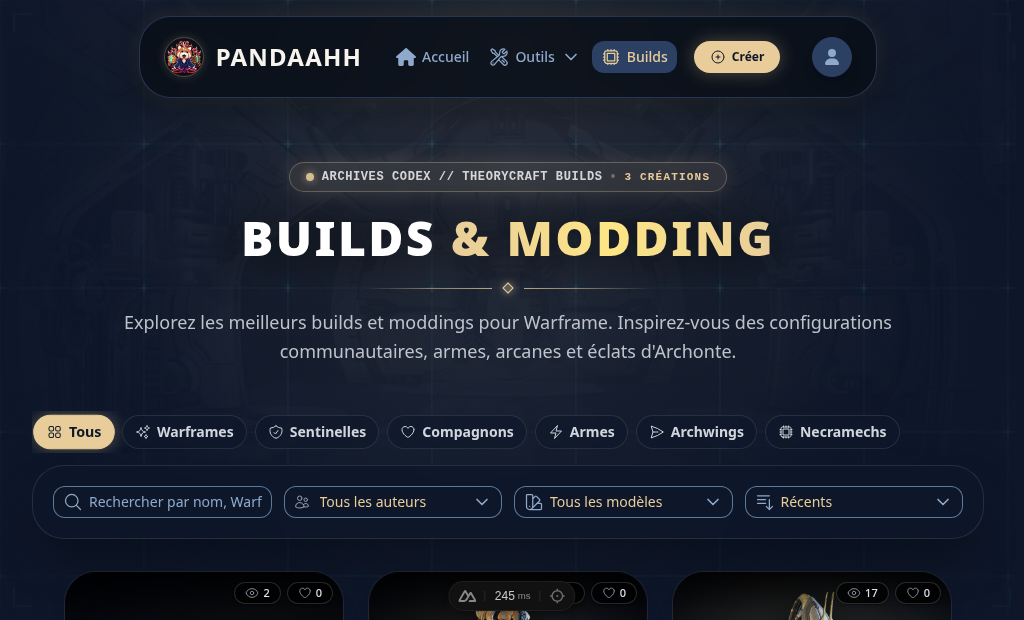 Warframe : Builds